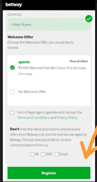 Betway Signup – Register on Betway in 5 Simple Steps4